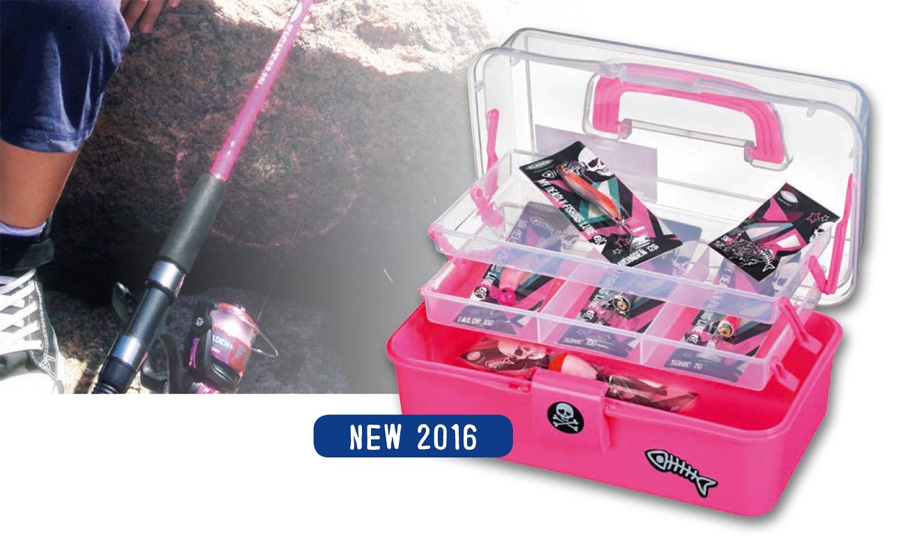 Kufrík ružový s náplňou - Kufríky, krabičky - Rybárske potreby Mivardi
